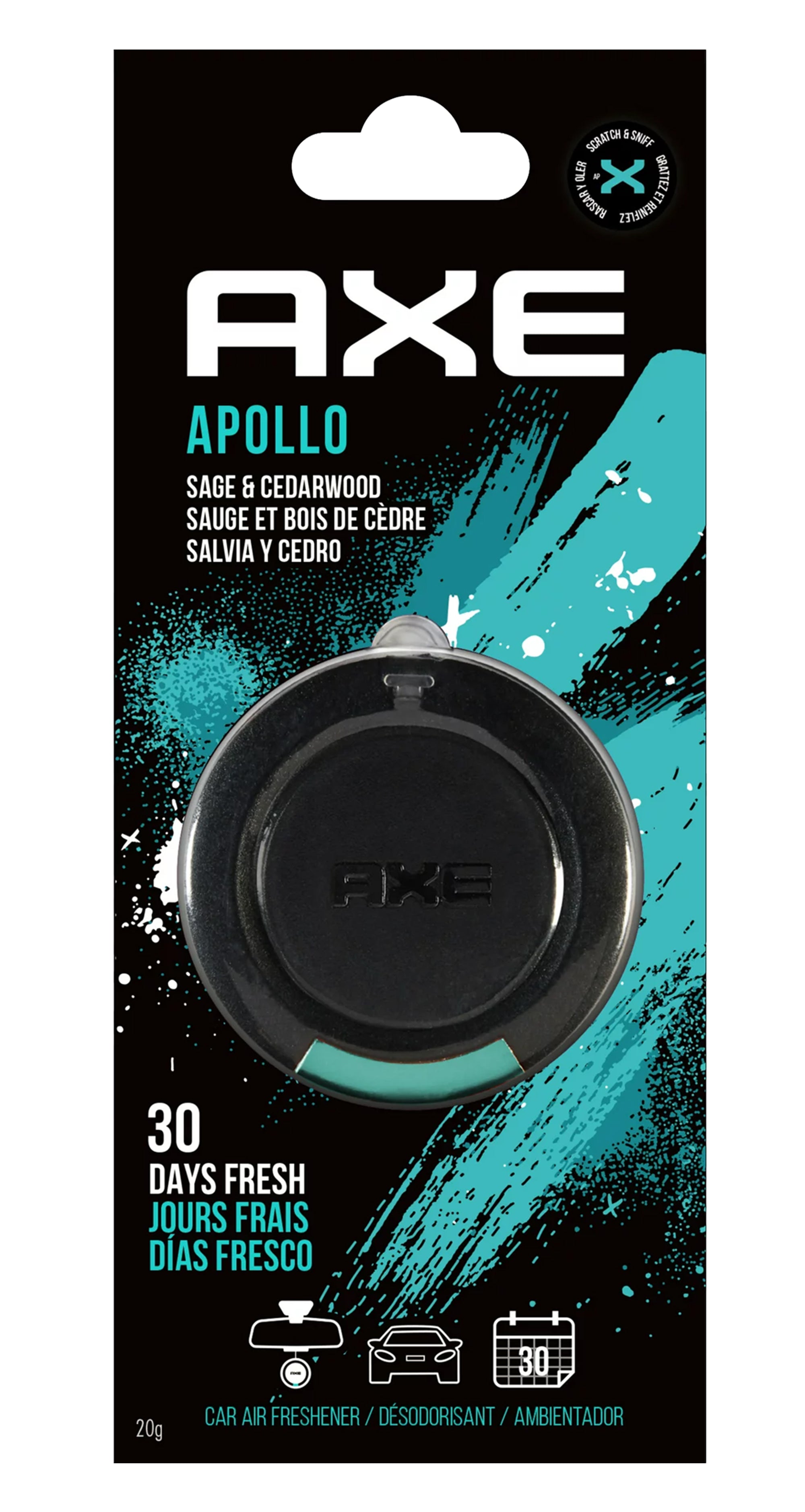 AXE Apollo Gel Can Car Air Freshener