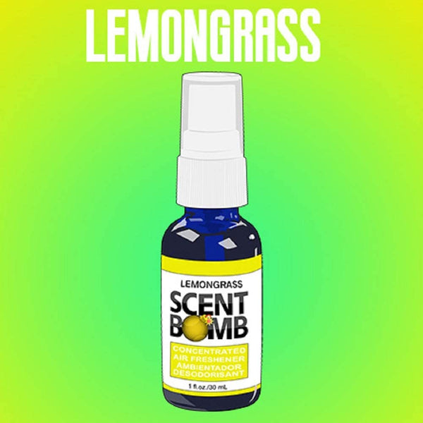 Scent Bomb Air Freshener Spray, 100 % Oil Based Concentrated Air Freshener, Air Freshener Spray for Car, Room, Bathroom and Odor Eliminator, Lemongrass