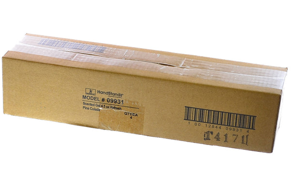 Refresh Scented Gel Air Freshener Car Home & Office Odor Eliminator 4.5oz. Pina Colada (Pack of 4)