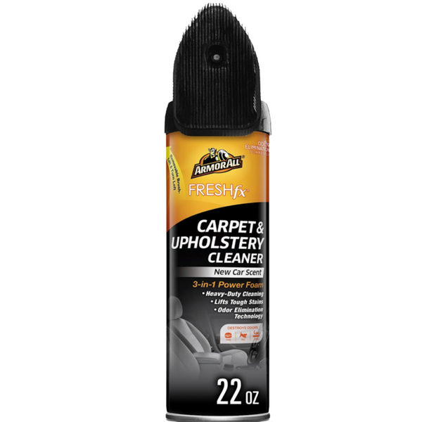 Carpet and Upholstery Cleaner Spray by Armor All, Car Upholstery Cleaner for Tough Stains, Carpet & Mats Cleaner, 22 Fl Oz