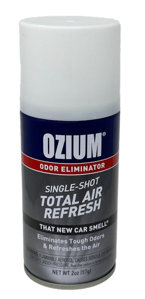 Ozium Air Sanitizer, 2 oz Car Fogger: Single-Shot Smoke Odor Eliminator & Car Air Freshener, That New Car Smell, 2 Packs