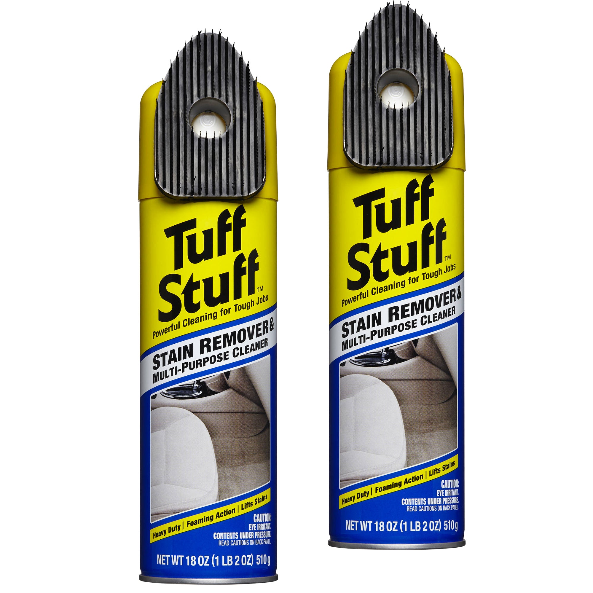 Tuff Stuff Multi-Purpose Foam Cleaner and Stain Remover, 18 oz. (2-Pack)