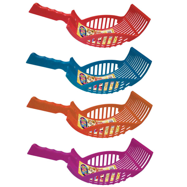 Wonder Scooper the Ultimate Cat Litter Scoop that Keeps Litter Box Area Clean and Free of Mess (colors may vary)