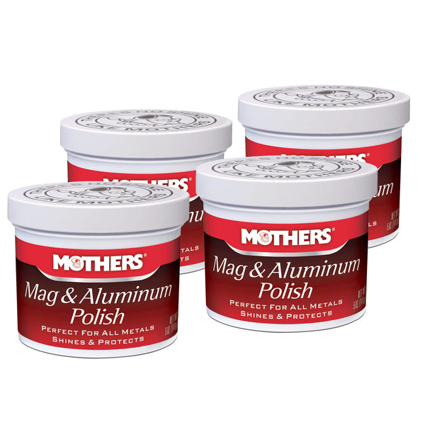 Mothers Mag and Aluminum Polish, 5 oz. Car Metal Polish (4)