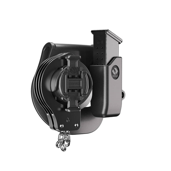 Orpaz Handcuff Holster, Law Enforcement Handcuff Case, Handcuff Holder, for DS Polymer Mags, 9mm Mag Pouch Combo