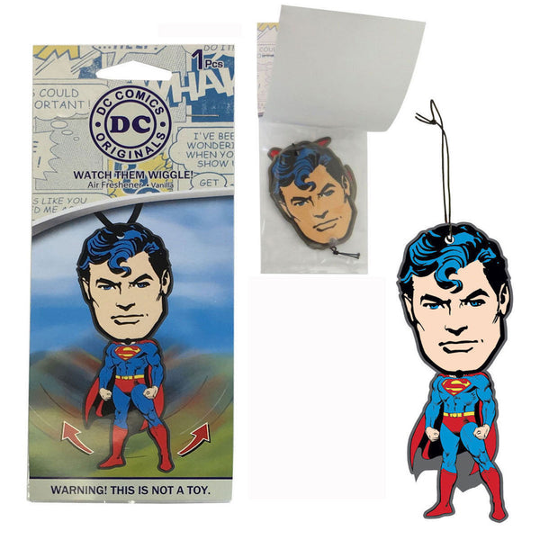 DC Comics Superman Car Accessories - Superman Air Freshener Wiggler (1 Piece)