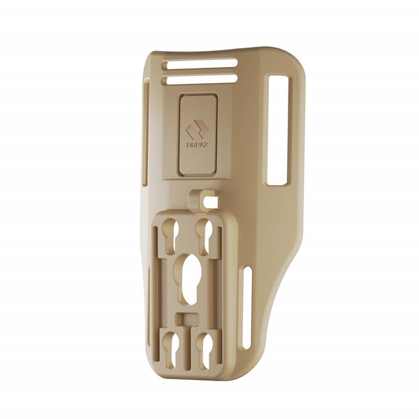 Orpaz OMS Low-Ride Receiver Attachment for the Orpaz Holster Insert or MOLLE Insert, Desert Tan