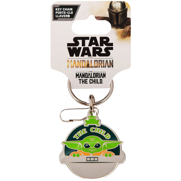 Plasticolor Star Wars Keychain featuring The Child from The Mandalorian - Durable Metal Design for Galactic Style!