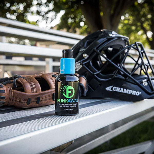 Funk Away Odor Eliminator Spray (3.4 oz.) For Shoes, Clothes and Gear (non-aerosol)