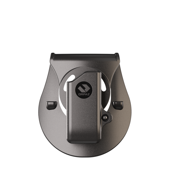 Orpaz Pistol Mag Pouch, Magazine Holster for 0.40, 9mm Magazine Holder, Single Magazine, Paddle, for Glock 43 & similar