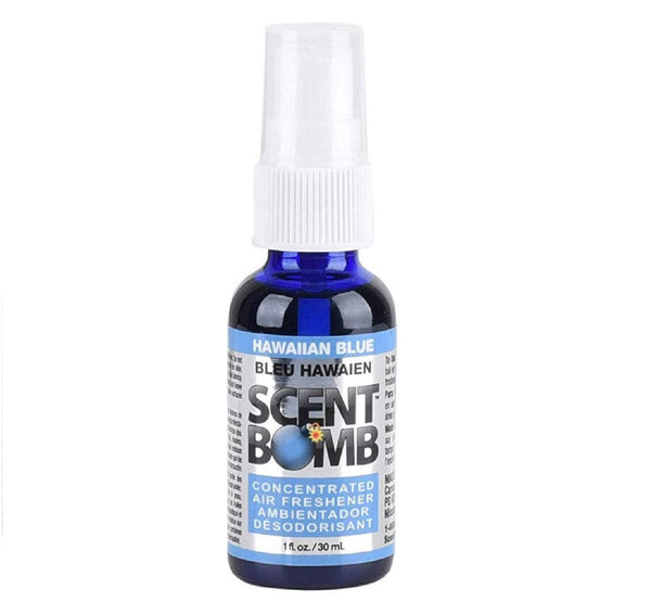 Scent Bomb Air Freshener Spray, 100 % Oil Based Concentrated Air Freshener, Air Freshener Spray for Car, Room, Bathroom and Odor Eliminator, Hawaiian Blue