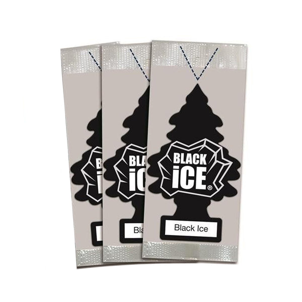 Little Trees Car Air Freshener 3-PACK (Black Ice)