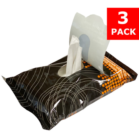 T-Rex Glass Cleaner Wipes Car Window Cleaner Pack with 20 Wet Wipes (3-PACK)