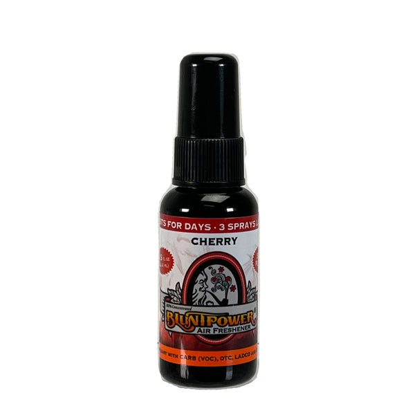 BluntPower 1 oz Glass Bottle Oil Based Air Freshener & Oil Burner, Cherry Scent (Pack of 3)