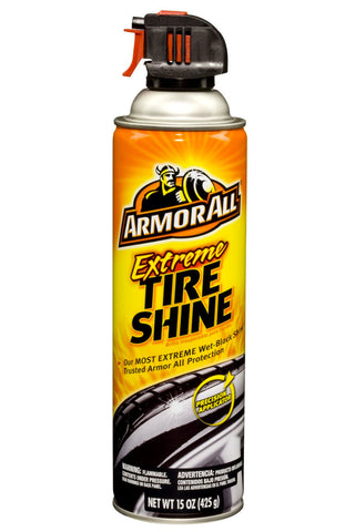 ArmorAll Automotive Tire Protectant Extra Gloss Enhancers Delivers Intense Mirror-Like Shine, 15 oz.