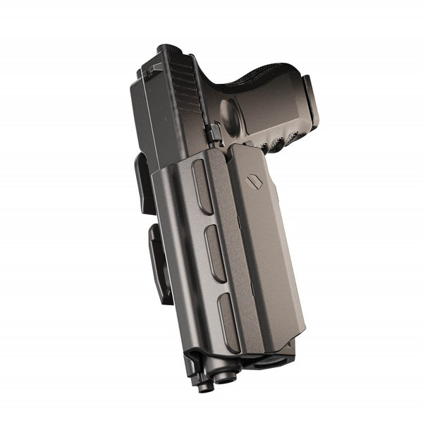 Orpaz G37 Light Bearing Holster Compatible with Glock 37 Holster with Light/Laser/Sight/Optics, Medium Pistol Lights, MOLLE Attachment