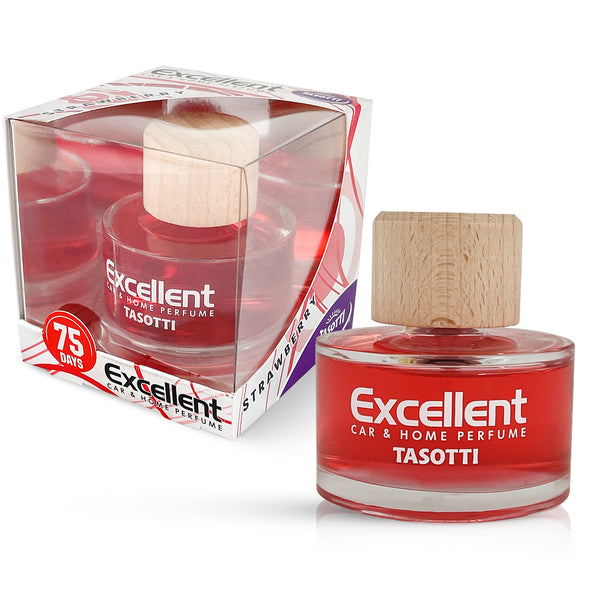 Tasotti Excellent Car Perfume Air Freshener, Luxury Car Air fresheners and Car Odor Eliminator, Long Lasting Scent Up to 75 Days, Strawberry