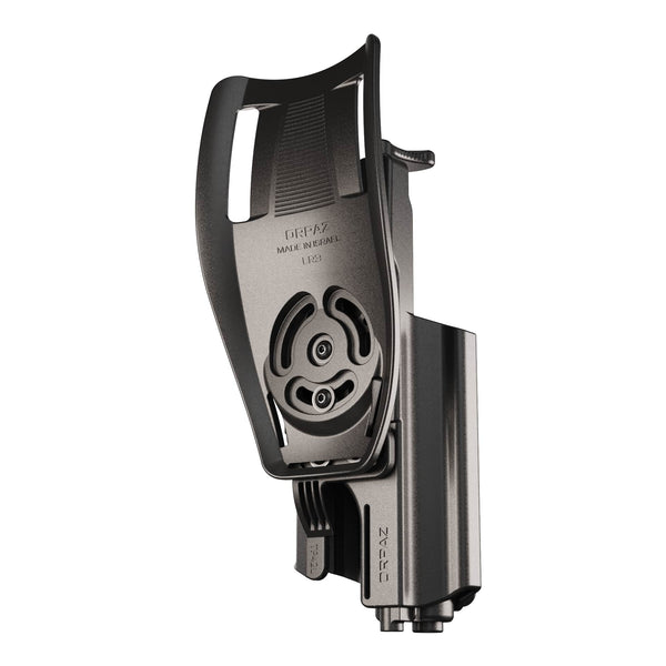 Orpaz T40 Security 9 Holster with Light compatible with Ruger Security 9 Holster with Light, Left Handed Medium Pistol Lights, Low-Ride Attachment