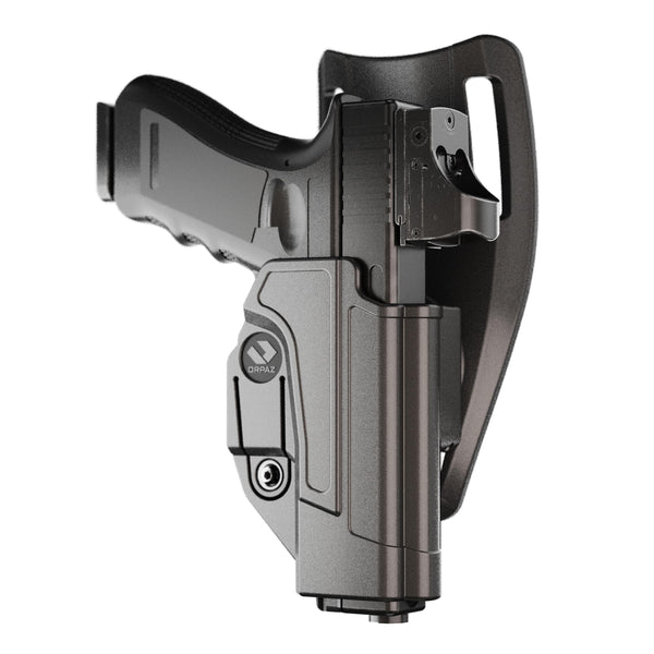Orpaz G17 Holster, Compatible with Glock 17 Holster, Level I OWB Low-Ride Holster
