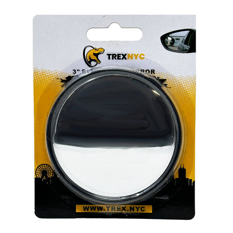 TrexNYC Blind Spot Mirror - Convex Mirror  for Larger Side View, Enhanced Safety with Side Mirror Blindspot and Ideal Side View Mirror Blind Spot Solution