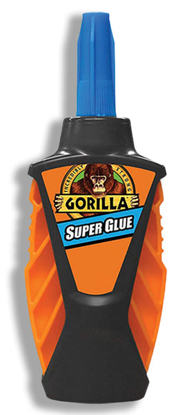 Gorilla Micro Precise Super Glue, 0.19 oz, Clear, (Pack of 1)