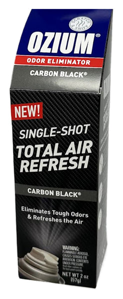 Ozium Air Sanitizer, 2 oz Car Fogger: Single-Shot Smoke Odor Eliminator & Car Air Freshener, Carbon Black