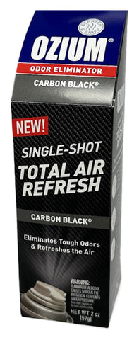 Ozium Air Sanitizer, 2 oz Car Fogger: Single-Shot Smoke Odor Eliminator & Car Air Freshener, Carbon Black