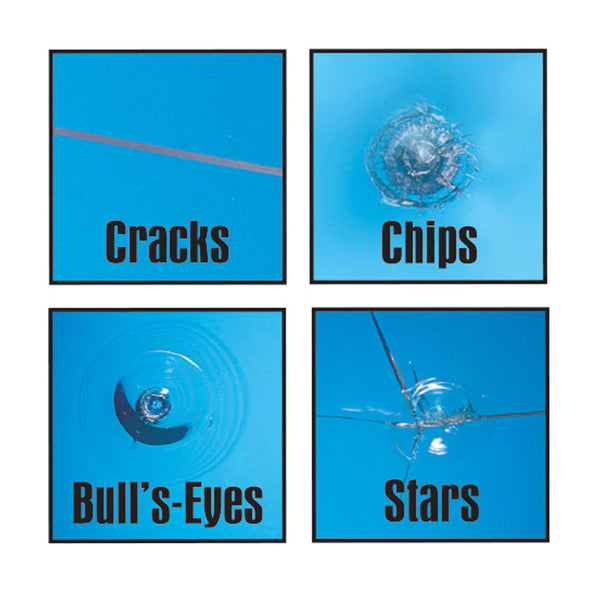 Rain‑X Fix a Windshield Repair Kit, for Chips, Cracks, Bulll's-Eyes and Stars