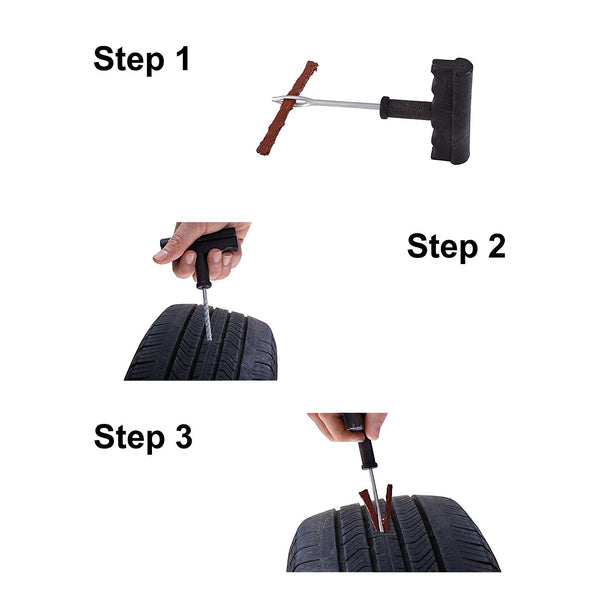 T-Rex Tubeless Tire Repair Kit Car, Motorcycle, UTV and ATV Tire Repair Kit