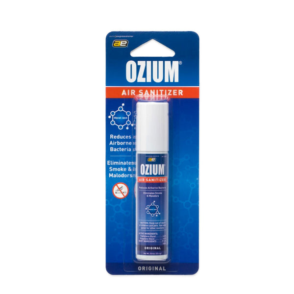 Ozium Smoke & Odor Eliminator Car & Home Air Sanitizer / Freshener, 0.8oz Spray Original Scent