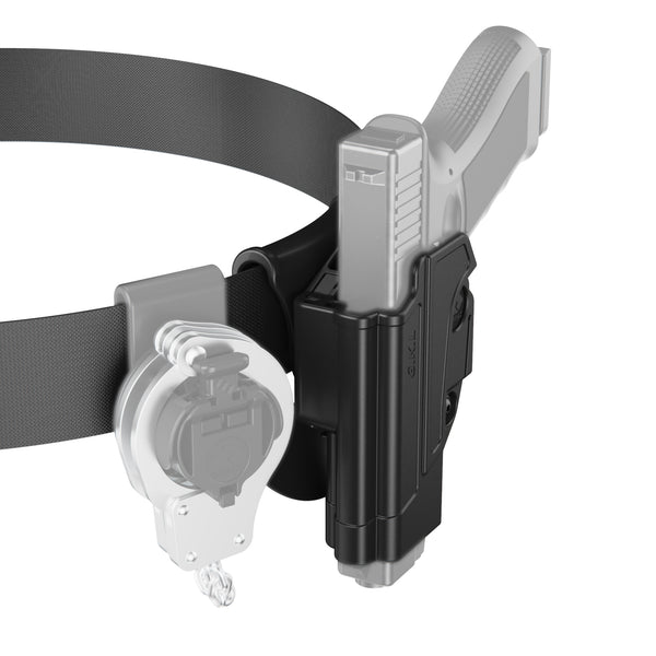 Orpaz Holster Compatible with Glock 19 Holster Left Hand, Level I OWB Paddle Holster