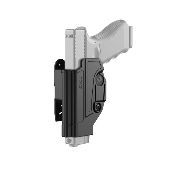 Orpaz Holster Compatible with Glock 19 Holster Left Hand, Level I OWB MOLLE Holster