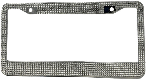 TrexNYC Bling License Plate Frames - Sparkle in Style License Plate Holder, 1 Pack