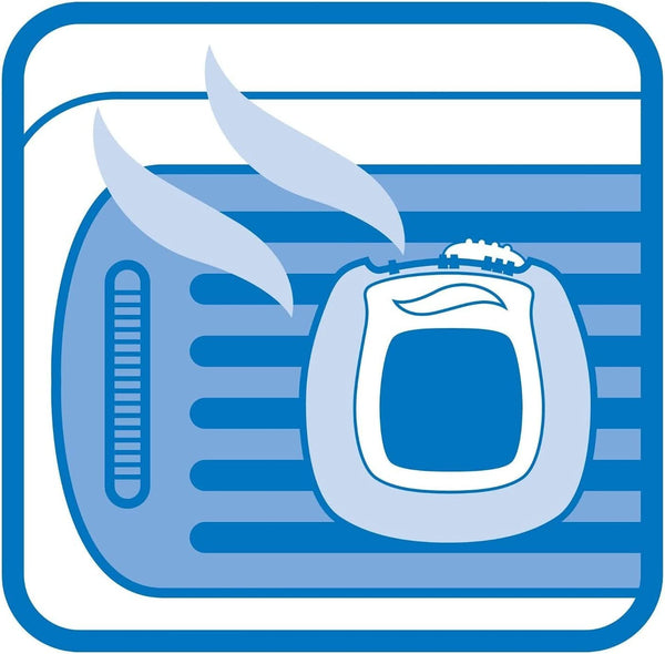 Febreze Car Vent Clip Air Freshener, Odor Eliminator for Strong Odors, Up to 30 Days Freshness, Laundry Fresh, 2 Packs