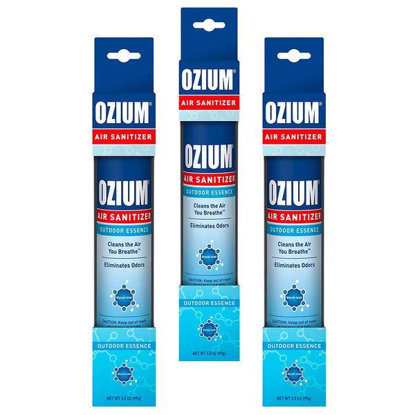 Ozium Air Sanitizer 3.5 oz Spray, Outdoor Essence Scent (3-PACK)