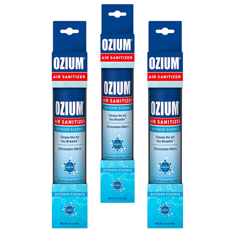 Ozium Air Sanitizer 3.5 oz Spray, Outdoor Essence Scent (3-PACK)