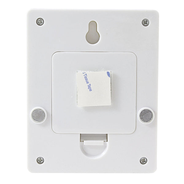 Promier Cordless Pivoting LED Light Switch 200 Lumen, Attaches w/ Hook&Loop, Magnate or Screw