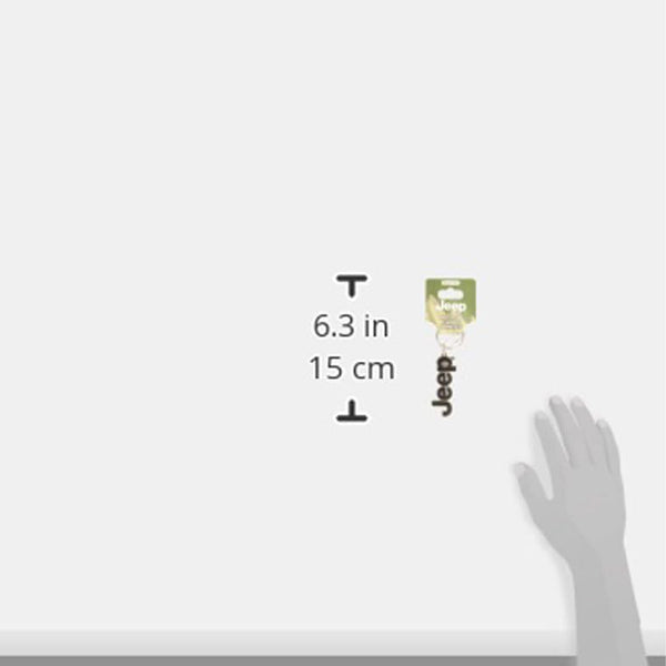 Plasticolor Jeep Keychain with Sturdy Metal Construction - Durable and Eye-Catching Jeep Keychains Accessory