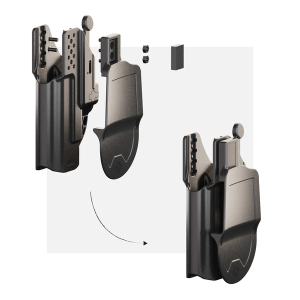 Orpaz IWB M&P Shield 9mm Holster Compatible with Smith Wesson M&P Shield IWB Holster Concealed Carry Holster, LH Passive Retention, IWB Clip