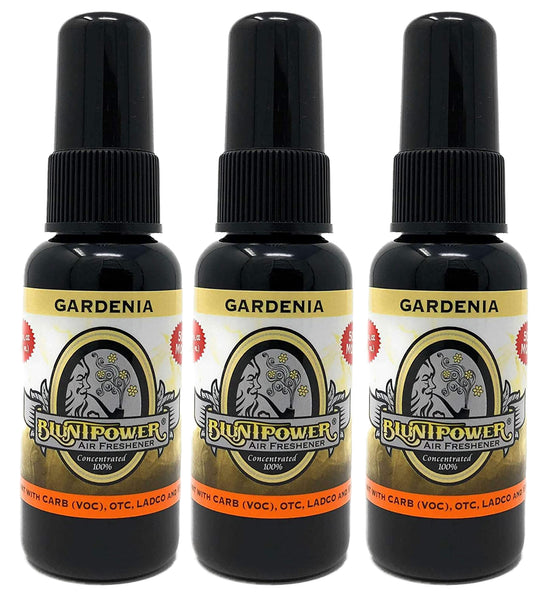 Blunt Power High Concentrated Air Freshener, Gardenia, 1.5oz, 3 Packs