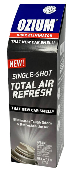 Ozium Air Sanitizer, 2 oz Car Fogger: Single-Shot Smoke Odor Eliminator & Car Air Freshener, That New Car Smell