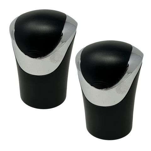 TrexNYC Car Ashtray Luxury Flip Top with Blue LED Light and Portable Ashtray Design - Ideal for Car, Home, and Office, 2-Packs