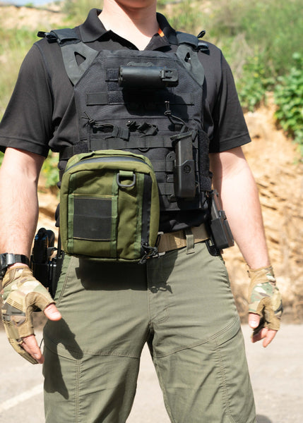 Orpaz MOLLE Attachment for MOLLE Pouch, MOLLE Mag Pouch, MOLLE Backpack and other MOLLE Accessories, Black