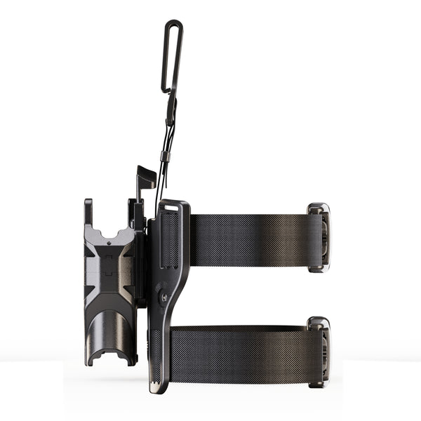 Orpaz Delta G45 Light Bearing Holster compatible with Glock 45 Holster with Light, Drop Leg, Level II Modular Flashlight Adapter and Innovative Flashlight Protector Cap - Unisex