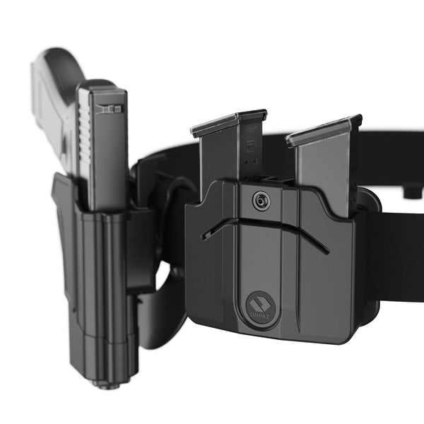 Orpaz IWI Masada Pistol Mag Pouch Compatible with IWI Masada Magazine Holster for 0.40, 9mm Magazine Holder, 
Double Mag, Belt Loop