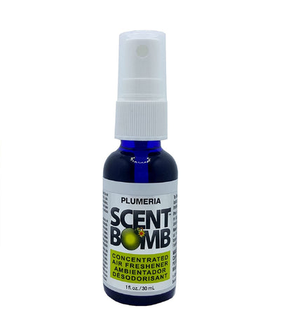 Scent Bomb Air Freshener Spray, 100 % Oil Based Concentrated Air Freshener, Air Freshener Spray for Car, Room, Bathroom and Odor Eliminator, Plumeria