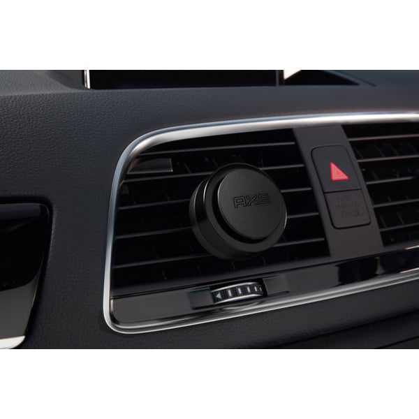 AXE Air Freshener Mini Vent Clip, Odor Eliminator, Air Purifier Provides A Long Lasting Scent, Black