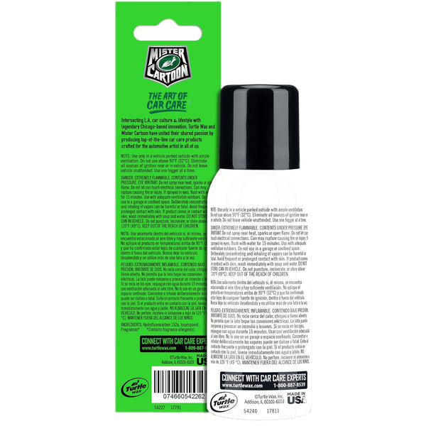 Turtle Wax FOGGER Clean Blast 2 oz: Ultimate Car Fogger and Smoke Odor Eliminator – Long-Lasting Scent Car Air Freshener, 2 Packs
