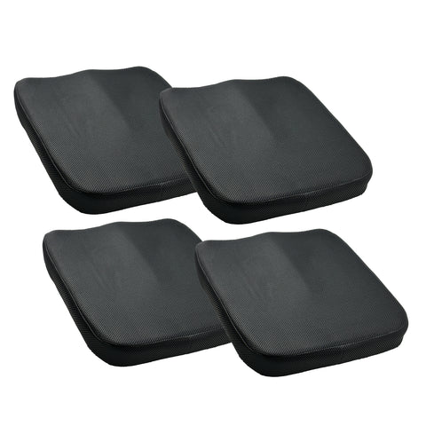 TrexNYC Car Seat Cushion - Versatile Memory Foam Butt pillow for Car and Chair, Enhanced Chair Cushion for Comfort and Support, Non-Slip Design 4 Pack