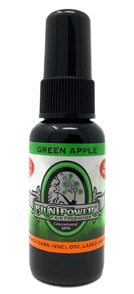 Blunt Power High Concentrated Air Freshener, Green Apple, 1.5oz